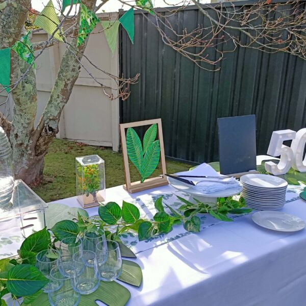 leafy party box party hire tauranga reusable party