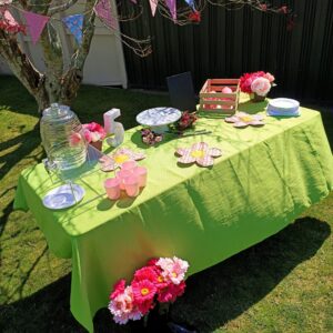 party hire Tauranga piggy table decoration