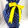 blue star ruffle fabric gift bag reusable party supplies