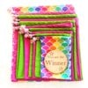 reusable party fabric pass the parcel rainbow