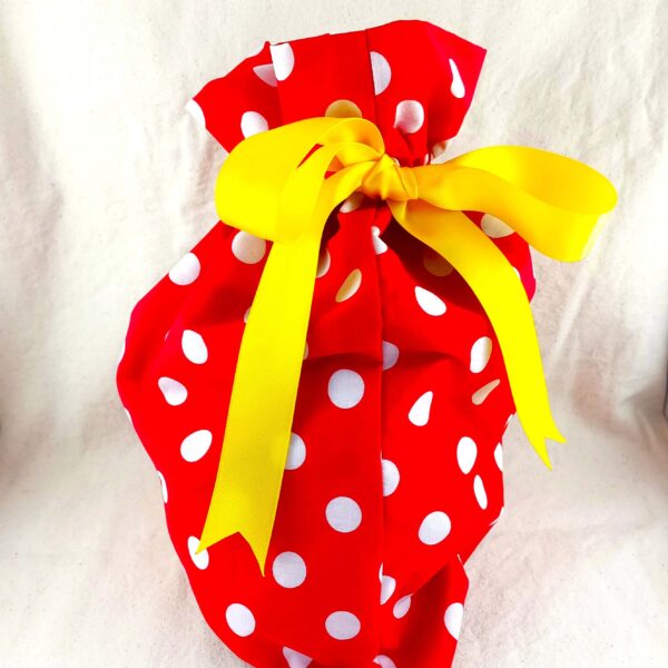 red lolly reusable gift bag the party godmother