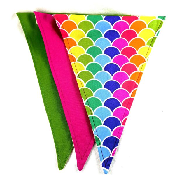 rainbow mermaid bunting reusable party supplies the party godmother