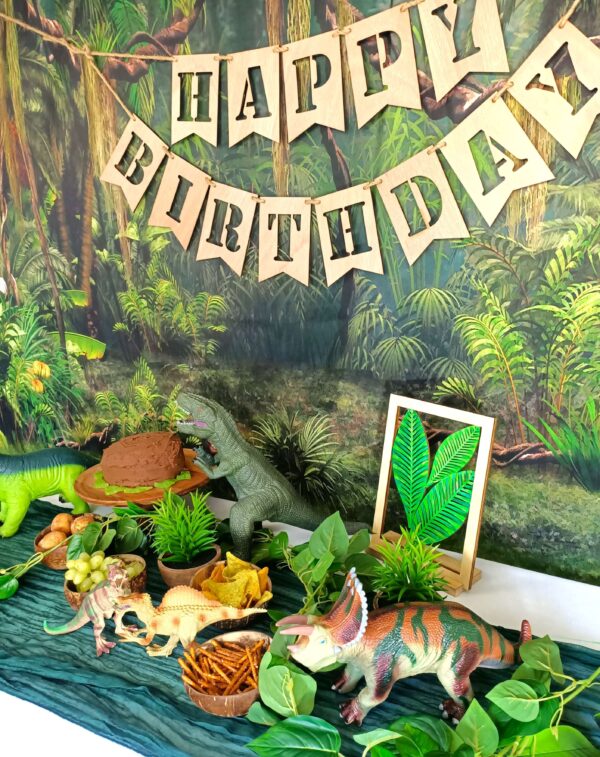 Dino Party Hire Kit Full side on