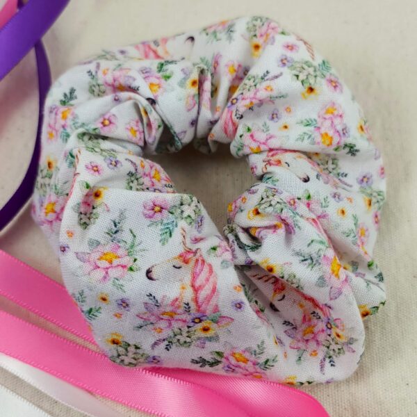 Unicorn Hair Scrunchie The Party Godmother hair accessory