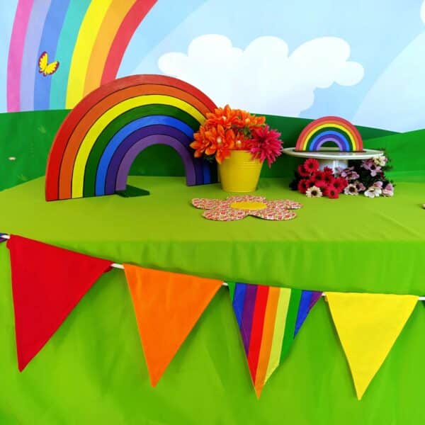 Rainbow Party Hire Kit The party Godmother Party Hire Tauranga