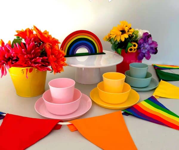 Rainbow Party Hire Kit The party Godmother Party Hire Tauranga