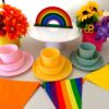 Rainbow Party Hire Kit The party Godmother Party Hire Tauranga