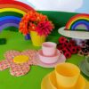 Rainbow Party Hire Kit The party Godmother Party Hire Tauranga