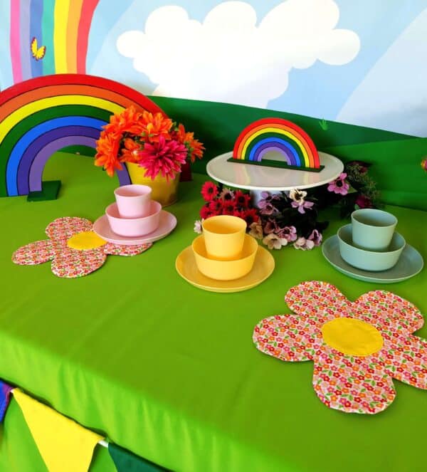 Rainbow Party Hire Kit The party Godmother Party Hire Tauranga