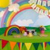 Rainbow Party Hire Kit The party Godmother Party Hire Tauranga